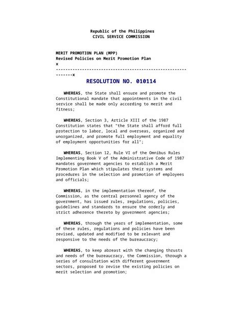composition of personnel selection board|REVISED POLICIES ON MERIT PROMOTION PLAN .